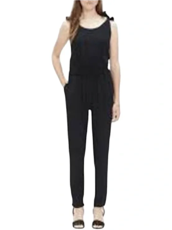 Madewell Black Tie-Shoulder Jumpsuit Size S C5739 - Picture 2 of 6